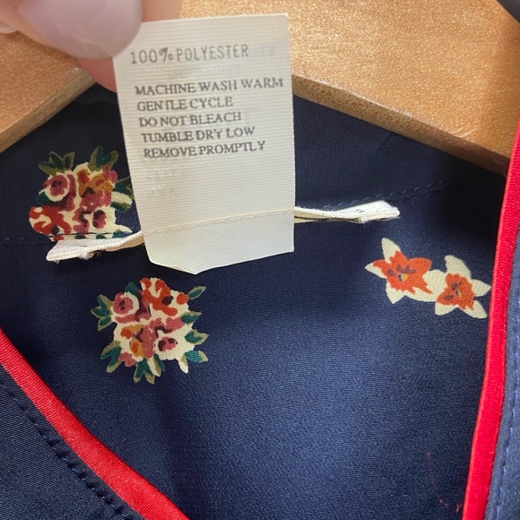 VTG Josie Natori Cheongsam Floral Dress - Picture 6 of 6